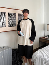 [A-T0295] メガフィットラグランTシャツ (3色)