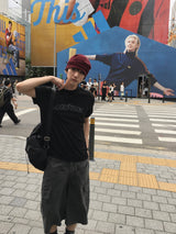 ストックセミクロップ ショートスリーブTシャツ4C