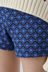 ジャカードショートパンツ [Blue]