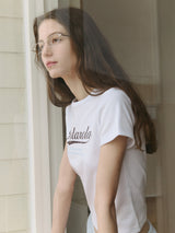 VINTAGE CRACK LOGO T-SHIRT WHITE