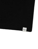 オフショルダー ラッフル トップ(BLACK)