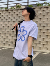 クローバーレタリングショートスリーブTシャツ 4C