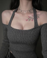 [Aespa Karina Necklace] Little Stars Choker Necklace - Silver Color