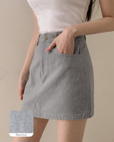 Jurpin cotton mini skirt