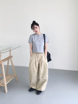 デイリークロップ半袖Tシャツ (10c)