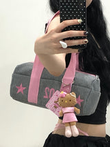 スポーティナンバーショルダーバッグ (2Colors)