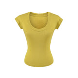 Aurelia Scoop Neck Slim T-Shirt