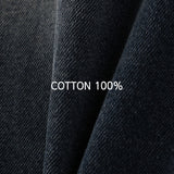Epearl pintuck Bermuda denim pants