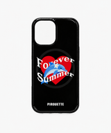 MagSafe Forever Summer Glass Bumper Case (BLACK)