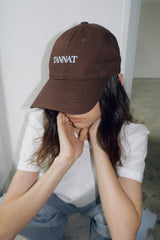 T/T Signature logo ball cap - brown  