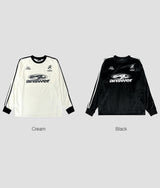 Velvet Track Round Long Sleeve T-shirt