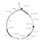 pearl mix necklace