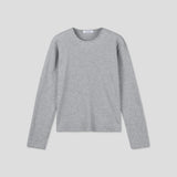 [1+1] Chewy Waffle Crop Long Sleeve