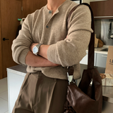  Logane cashmere hachi round neck cardigan