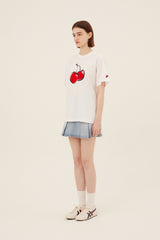 ビッグチェリーTシャツ [WHITE]