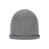 VA Curved Oval Metal Roll-Up Beanie / Melange Gray