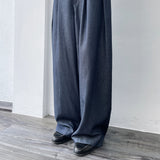 Midnight Navy Extra-Wide Trousers