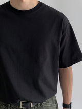Essential Semi-Overfit Cotton Short Sleeve Tee