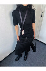 Rachel Turtleneck Short Sleeve Soft T-shirt