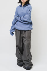 Past Waffled Hooded Top (4color)