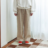 コーデュロイピンタックバンドパンツ (Pattern)