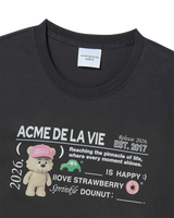 26SS WOMAN タイピングプロフィール半袖Tシャツ