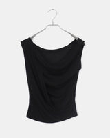 ホエンドレスワンオフショルダーノースリーブTシャツ