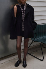 Wool mini dress