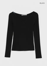 [MADE] Rulind V-neck Long-sleeved T-shirt (F/W ver.)