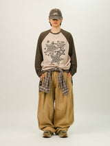 AND Pin-tuck Balloon Pants