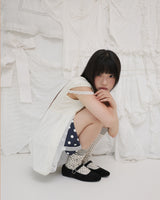 MINI DOT LOOSE KNEESOCKS / WHITE