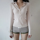 【MADE】pop stitch t, pink beige