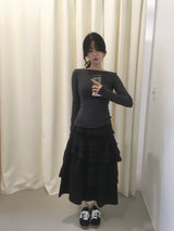 イブニングカンカンスカート