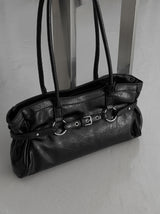 Bet Crack Leather Belt Shoulder Bag
