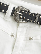 Rivia Stud Belt Shorts