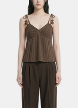 Amel Shirring Flare Knit
