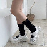 Autumn Wrinkle Long Socks (23T357)