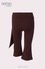 Medley Strap Shirring Capri Pants