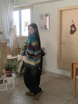 [unisex] Hadet Mohair Stripe Wool Knit