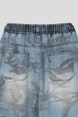 Run Camo Carpenter Bermuda Pants 3C