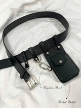 Pocket keychain belt