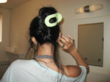 Jelly bean hair clip (Lime)