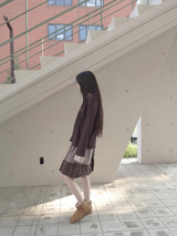 クローバー フードカーディガン