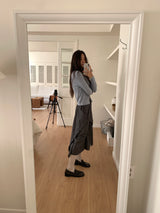 BUTTON TWO-WAY BERMUDA SLACKS (3C)