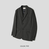 LMN エッセンシャルリネンセットアップジャケット