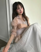 atine pearl - satin light long sk
