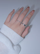 925silver バンドノットシルバーリング