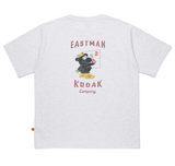 シネラウンジカラーキンズ半袖Tシャツ【WHITE MELANGE】