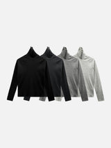 ベーシックソフトゴルジタートルネックニット 4C