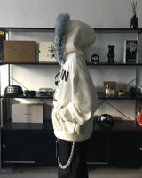 HX Broken Raccoon Hooded Zip-Up (3C)